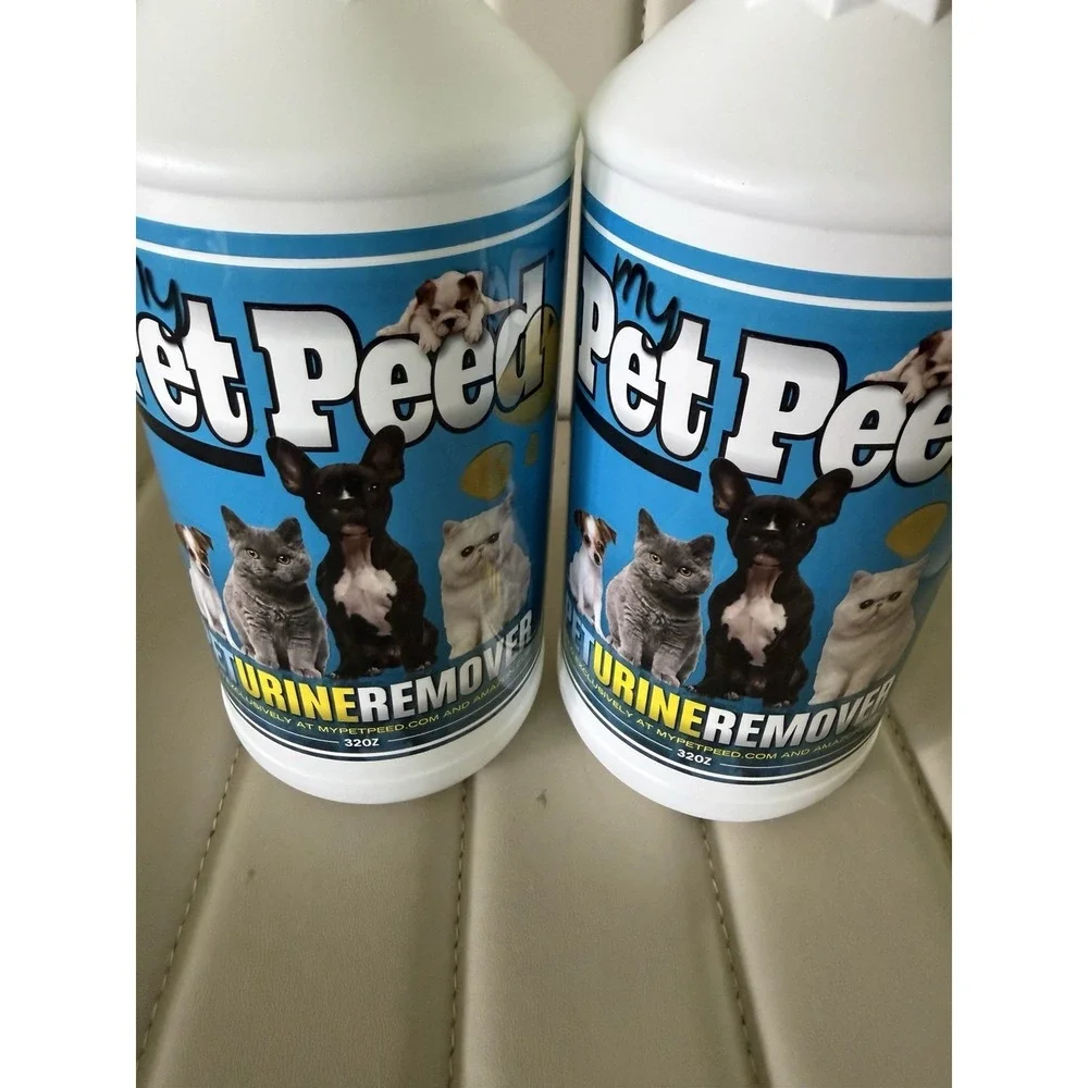 Lot Of 2 - My Pet Peed Pet Urine Remover Stain Odor Cleaner Fast Acting 32oz New